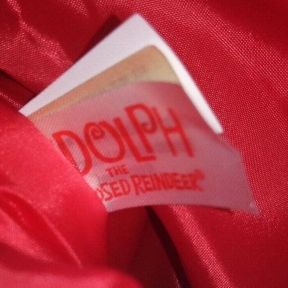 Dan Dee Collectors Choice Rudolph the red-nosed Reindeer Stocking velvet red 19" - Picture 6 of 7